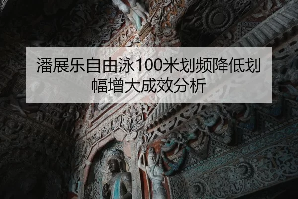 潘展乐自由泳100米划频降低划幅增大成效分析